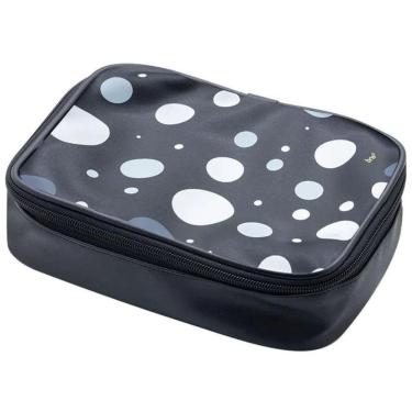 Imagem de Estojo Bau C- 1 Fecho 6x15x21,5cm - Brw Preto