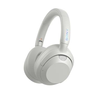 Imagem de Sony ULT WEAR Fones de ouvido com cancelamento de ruído, Bluetooth feito com material plástico reciclado, design exclusivo de espuma térmica, design dobrável giratório, fones de ouvido com