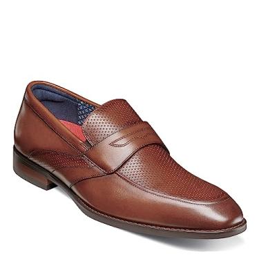 Imagem de STACY ADAMS Mocassim masculino Karnes, Conhaque, 8 Wide