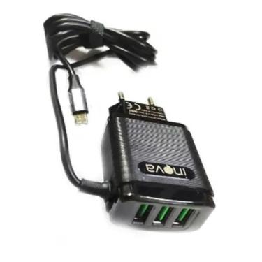 Imagem de Carregador Turbo 5.1A com 3 portas USB - Inova