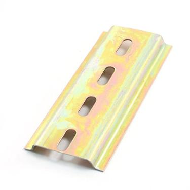 Imagem de uxcell Disjuntor elétrico com trilho DIN, tom dourado, 35 mm x 35 mm