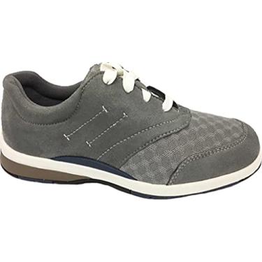 Imagem de Drew Enterprise Oxford feminino, Cinza, 7.5 X-Wide