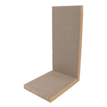 Imagem de Scratchers de Gatos para Gatos Internos, Scratcher de Papelão Corrugado Em Forma de L. (9.8x2.9x4cm / 3.9x1.1x1.6in) (10.7x4x5.5cm / 4.2x1.6x2.2in)