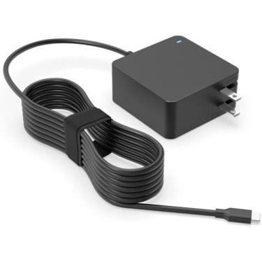 Imagem de 65W Watt USB-C AC Adaptador de para computador portátil compatível com Dell Latitude 5420 5520 5320 9410 9510 7410 7210 7310 2-in-1 Type C Laptop Power Supply Cord