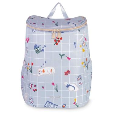 Imagem de kate spade new york Mochila térmica térmica de grande capacidade, bolsa térmica portátil para piqueniques, praia, piscina, caminhadas (piquenique no parque)