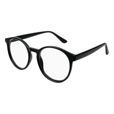Imagem de Armação de Óculos Sem Grau Masculino Feminino Redondo Geek Tr90