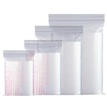 Imagem de Saco Zip Lock Abre Fecha 10X15Cm 100Pcs Plástico Embalagem