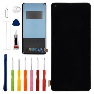 Imagem de Vvsialeek Novo conjunto de digitalizador de tela sensível ao toque LCD compatível com OnePlus 8 Pro IN2023, IN2020 [6,7 polegadas] com ferramentas de reparo -