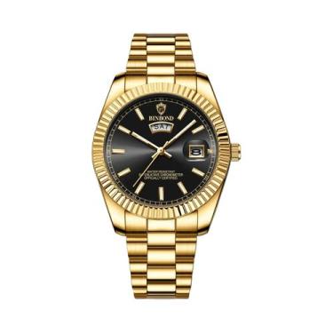 Imagem de Relógio De Pulso Masculino BINBOND Clássico De Quartzo Esportivo De Ne