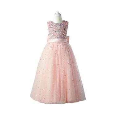 Imagem de Vestido Longo De Formatura Para Meninas, Vestido De Festa De Aniversár