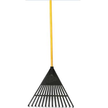 Imagem de Vassoura Rastelo Plástica 26 Dentes Com Cabo 1,2m Durín