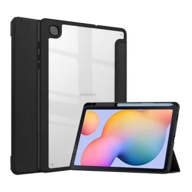 Imagem de Capa encaixe perfeito e fundo acrílico para Tab S6 Lite - TECH KING, P