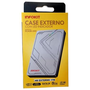 Imagem de Hd Externo Gamer 1tb Usb 3.0 P/ VIDEOGAMES Pc Note, SMARTV - Infokit