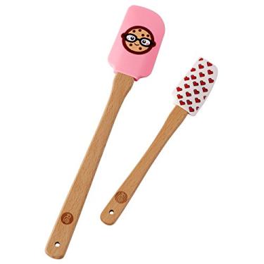 Imagem de Wilton Espátulas de silicone ROSANNA PANSINO Wilton Nerdy Nummies, conjunto com 2 espátulas de silicone
