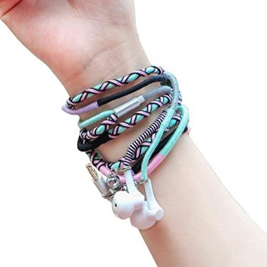 Imagem de URIZONS Fones de ouvido intra-auriculares com fio de 3,5 mm para crianças, com microfone embutido, isolamento de ruído, cabo sem emaranhamento, controle remoto de graves pesados para iPhone, iPad, Mac