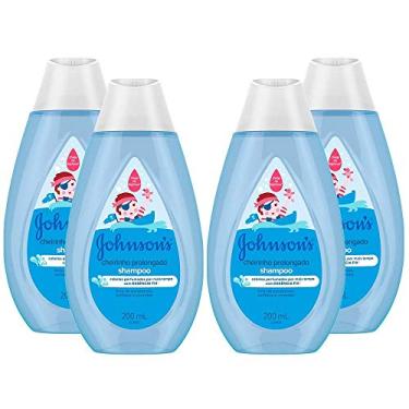 Imagem de Kit Shampoo Johnson's Baby Cheirinho Prolongado 200ml c/4 unidades