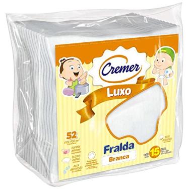 Imagem de Cremer Fralda Luxo Branca Pct Com 15 (Embalagem Pode Variar)