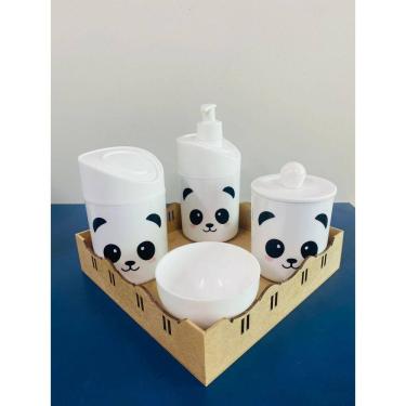 Imagem de Kit Higiene Panda I c/bandeja quadrada