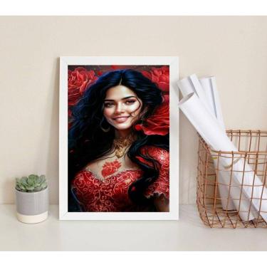 Imagem de Quadro Pomba Gira Menina Do Cabaré 45X34Cm