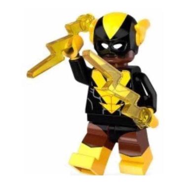 Imagem de Vulcão Negro Liga Da Justiça Boneco Blocos De Montar
