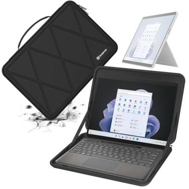 Imagem de Smatree Capa protetora rígida de EVA compatível com laptop 2 em 1 Microsoft Surface Pro de 13 polegadas 2 em 1 2024 Copilot+PC, bolsa para notebook Surface Pro 11/10/9/8 (X8019)