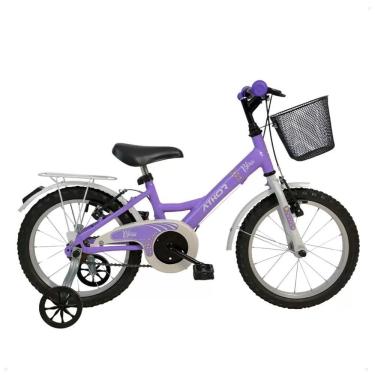 Imagem de Bicicleta Infantil Athor Bliss Aro 16 Feminina Com Cesta