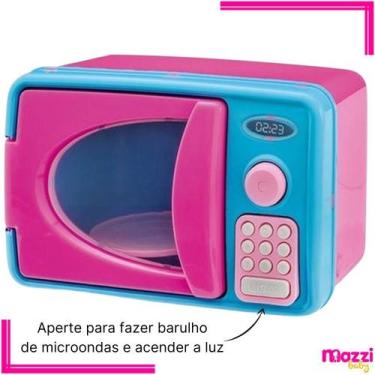 Imagem de Microondas Brinquedo Forno Infantil Rosa Com Luz E Som Usual - Usual B