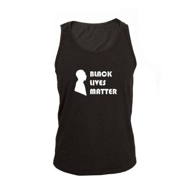 Imagem de Regata Masculina Algodão Black Lives Matter Estampada