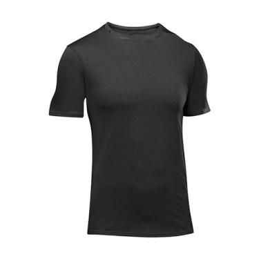 Imagem de BAFlo Camiseta masculina de secagem rápida, corrida, fitness, esportes manga curta solta seda gelo, Cinza escuro, GG