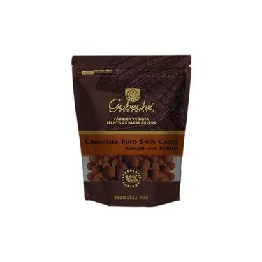 Imagem de Gotas Chocolate 54% Cacau Gobeche - Adoçado com Maltitol e Stevia - 90g