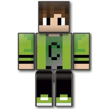 Imagem de Boneco Cadres 35CM Minecraft Turma do Problems Articulado