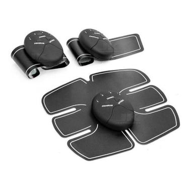 Imagem de Tonificador Muscular Abdominal Perca Medidas Ginastica Passiva 1 Eletrodos 3 Em 1