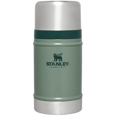 Imagem de Stanley Pote grande clássico lendário de 680 g | Recipiente para alimentos isolado a vácuo | Tampa rosqueada de boca larga | Embalável para viagens | Aço inoxidável e tampa à prova de vazamento |