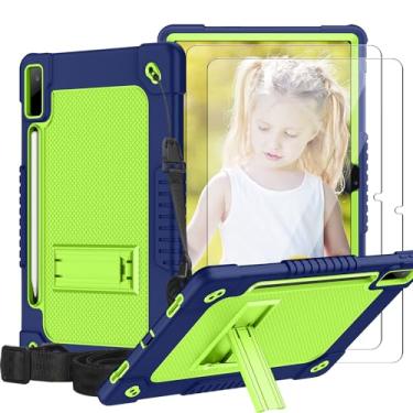 Imagem de FIEWESEY Capa para tablet Lenovo Tab P12 de 12,7 polegadas, híbrida, à prova de quedas, à prova de choque, capa protetora infantil para Lenovo Tab P12 TB-370FU/Xiaoxin Pad Pro 371FC + protetor de tela