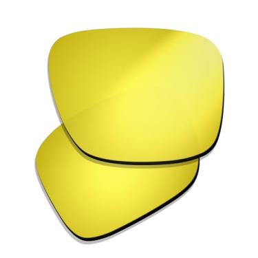 Imagem de Prizo ORL Lentes de reposição polarizadas antirreflexo para óculos de sol Oakley Holbrook XL OO9417 (ouro 24K)