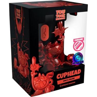 Imagem de Youtooz x Shopville: Cuphead Collection - Cuphead Red Chrome Limited Collector Vinyl Figure - 500 Made only