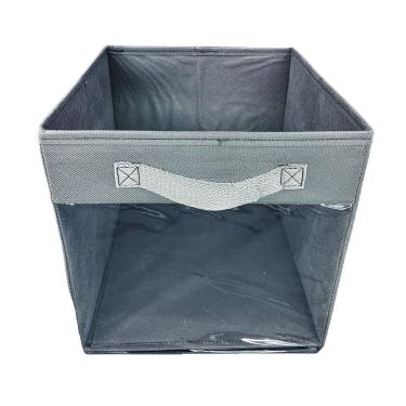 Imagem de Caixa Organizadora de Brinquedos Closet Armário Com Visor Transparente e Alça