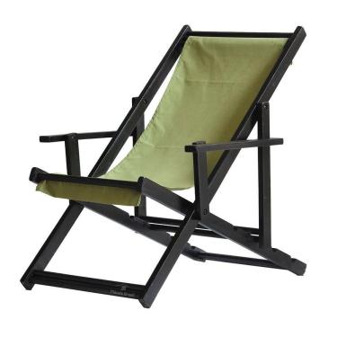Imagem de Espreguiçadeira Preguiçosa Dobrável Black Cb-verde