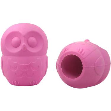 Imagem de Brinquedo Pet Games Mordedor Corujinha Rosa - Tam. M