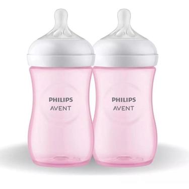 Imagem de Kit 2 Mamadeira Petala 260ML Rosa Philips AVENT SCY903/11