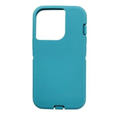 Imagem de Capa externa de borracha de substituição compatível com iPhone 14 Pro Max Otterbox Defender Series Case (turquesa)