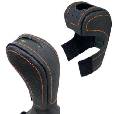 Imagem de Capa em couro manopla de câmbio automático Equinox Lt 2018 2019 2020 -