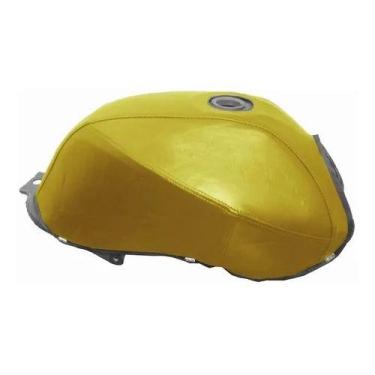 Imagem de Capa De Tanque Para Moto Honda Cg 125 Fan (sem Logo) - SPTS, AMARELO