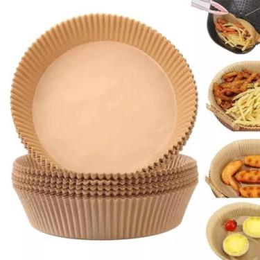 Imagem de Cesta Air Fryer Descartável 20Cm Com 50 Unid Kehome