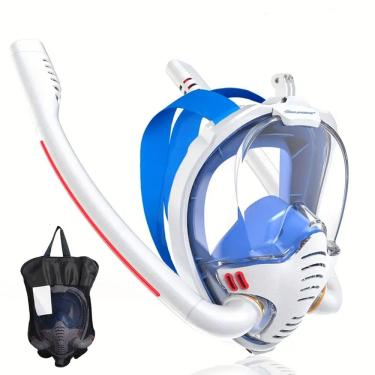 Imagem de Mascara Subaquática de de Mergulho Gold Sports Full Face Maui Double Snorkel