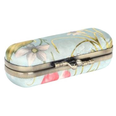 Imagem de Estojo de batom Vintage Palace Pattern Caixa de presente Caixa de armazenamento de batom, design de bordado tradicional, acabamento requintado, caixa de batom elegante para