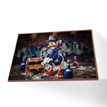 Imagem de Quadro Tio Patinhas Vinil Sem Vidro - Center Molduras, 60x40 Caixa, Ma