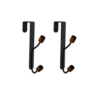 Imagem de Oikos - Conjunto de Cabides Verticais com Gancho para Porta 2 Peças
