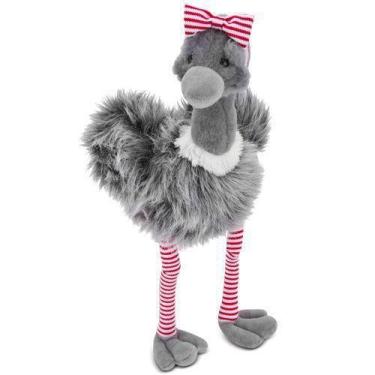 Imagem de Avestruz Menina de Pelúcia 42 cm Antialérgico - CTX