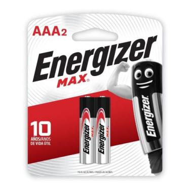 Imagem de Pilha Alcalina Energizer Max Aaa - Palito - 2 Pilhas